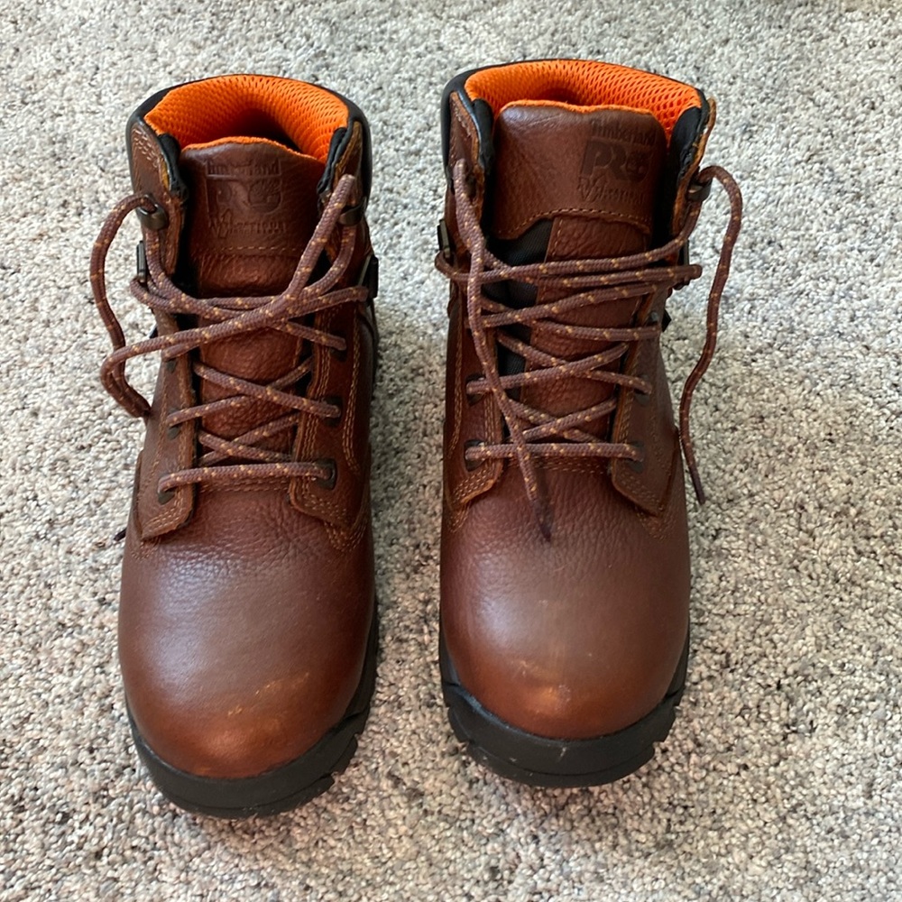 Timberland PRO HELIX 6” Alloy Safety Toe waterproof shoes boots size 6 EU 38